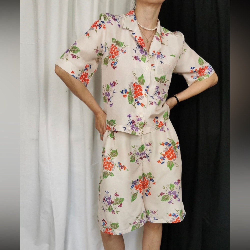 FineThee silk matching set